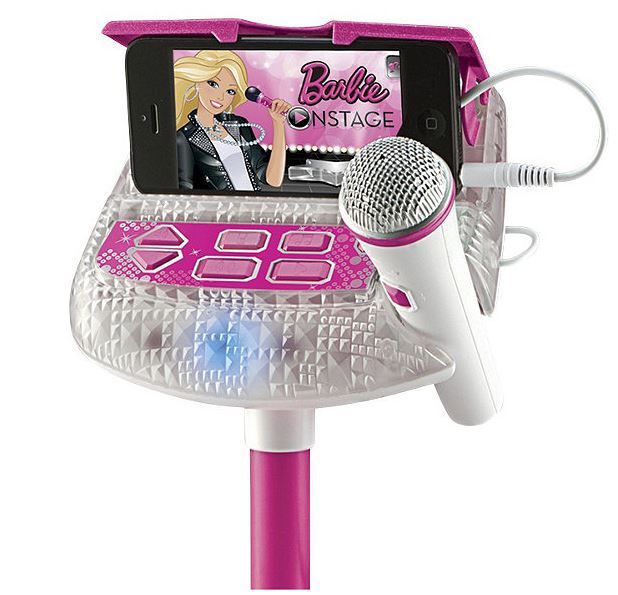 lot 63 image: Barbie APP-tastic Microphone with Stand