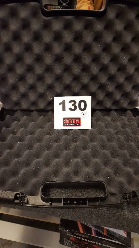 lot 130 image: FLAMBEAU OUTDOORS PISTOL CASE  BLACK