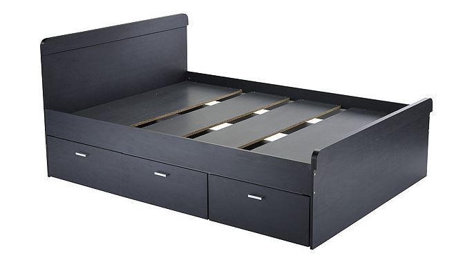 lot 216 image: alcove Bennet Full Platform Bed - Black