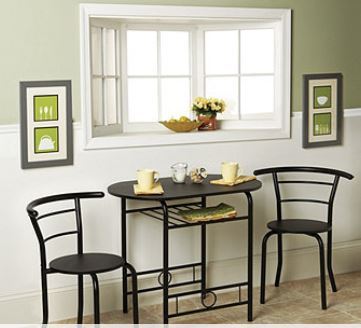 lot 214 image: alcove 3-Pc. Small Space Bistro Set