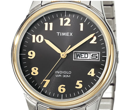 lot 8 image: Timex Mens Two-Tone Expansion Band Watch