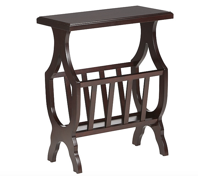 lot 2 image: McLeland Magazine Accent Table