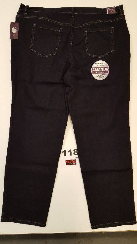lot 118 image: Gloria Vandebilt Amanda Jeans Blue   Sz20 avg