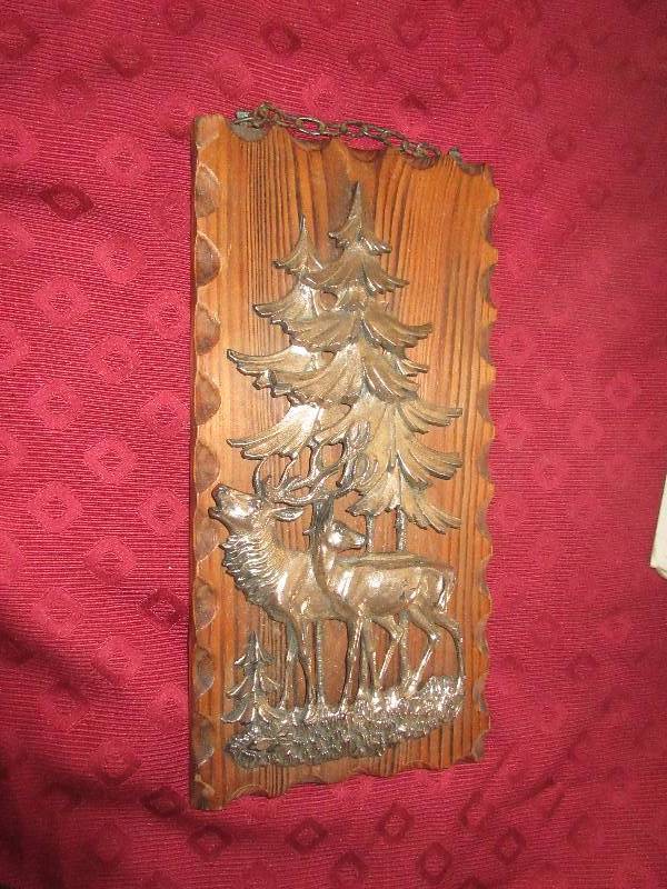 SOLID WOOD WILDLIFE PICTURE