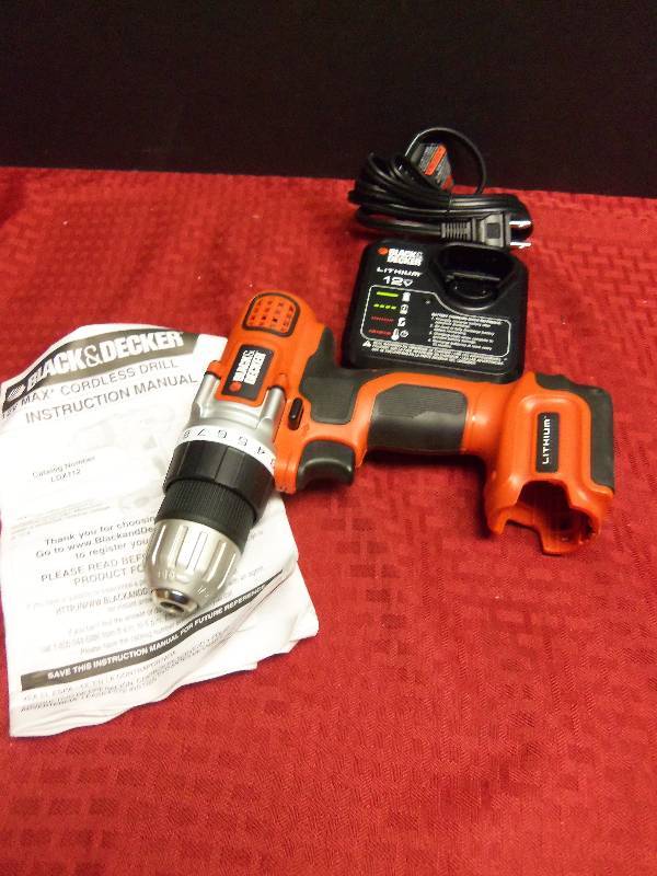 Black and Decker Cordless Drill
