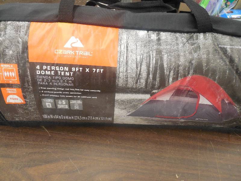 Ozark Trail 9 x 7 Tent, Sleeps 4