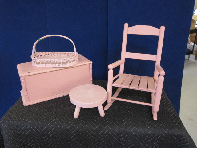 Pink Child Sized Furniture