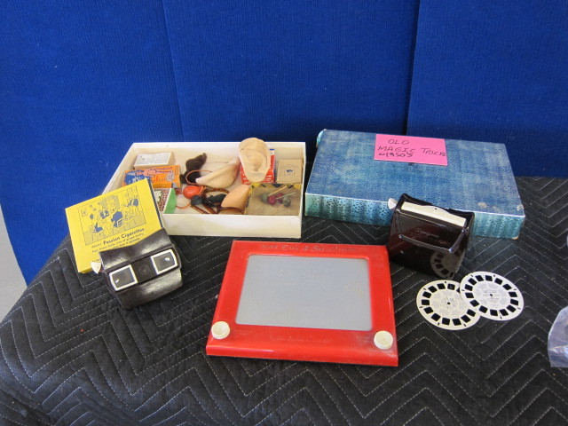 Old Joke Box, Etch-a-Sketch, Viewmasters