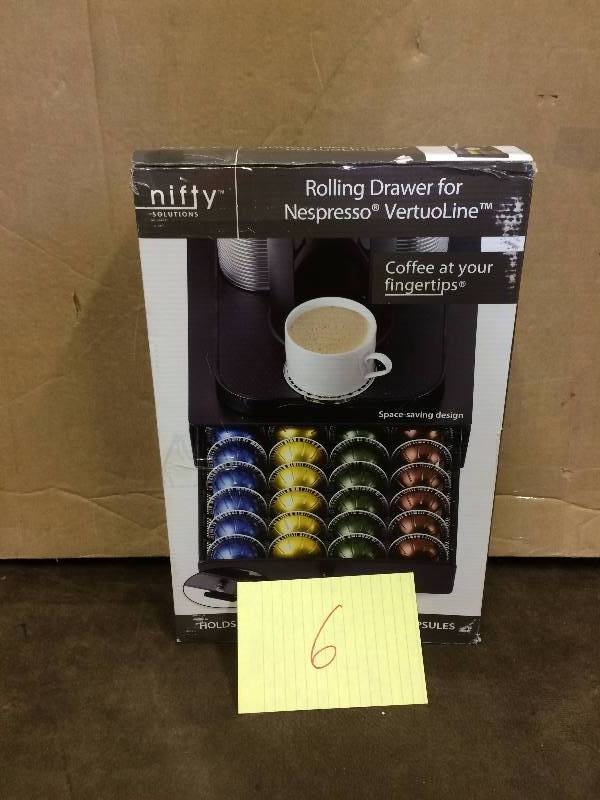 Nifty Rolling Drawer for Nespresso - New