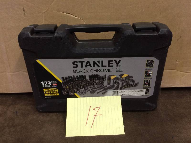 Stanley 123 Black Chrome Tool set