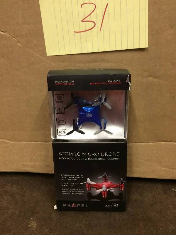 Atom 1.0 Micro Drone - Not tested in like new condition