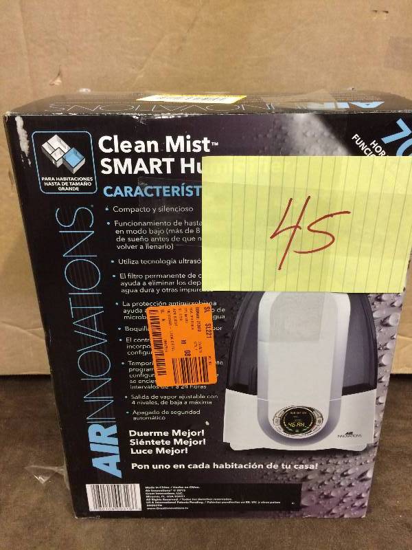 Clean Mist Smart Humidifier used tested works