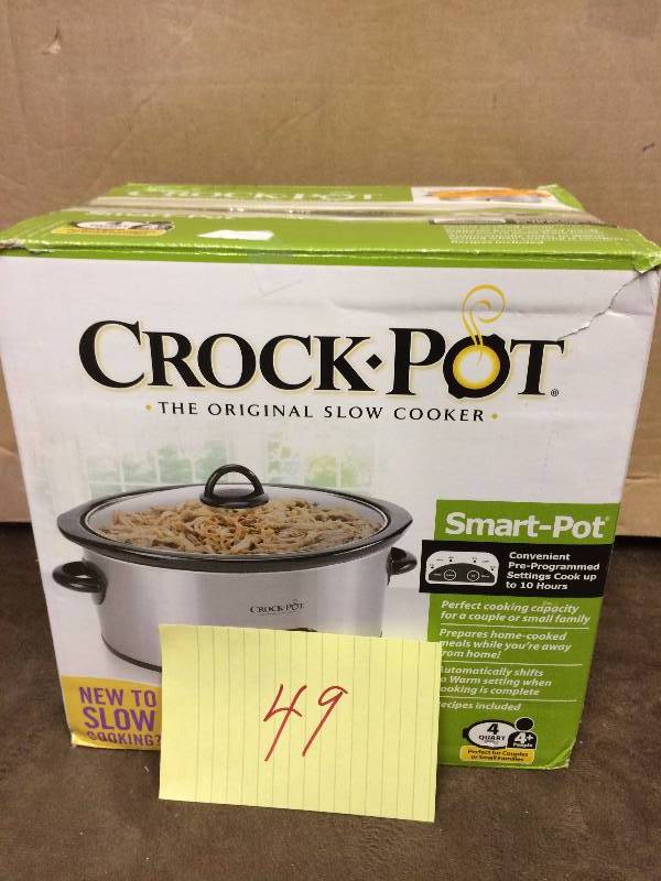 Crock Pot stainless Steel 4 QT New