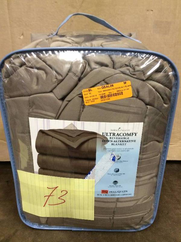 Ultracomfy Reversible Down Alternative Blanket FullQueen