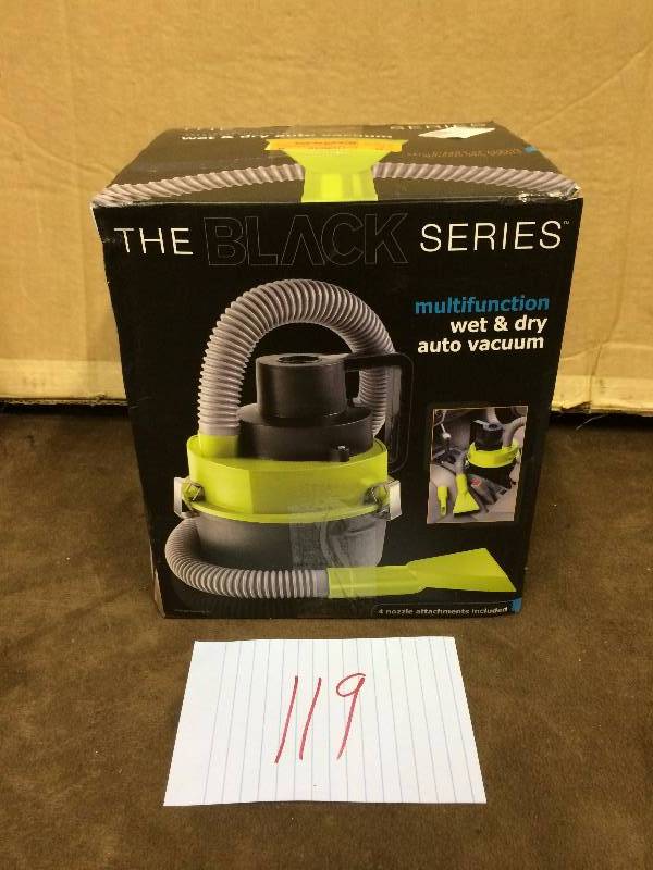 The Black Series wet&Dry auto vacuum