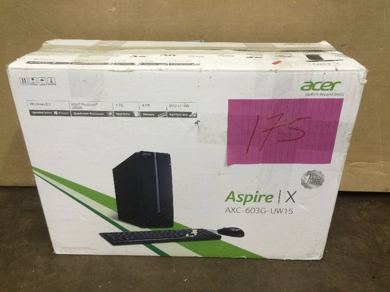 Acer Aspire AXC 603G-UW15 Computer Tested Works like new
