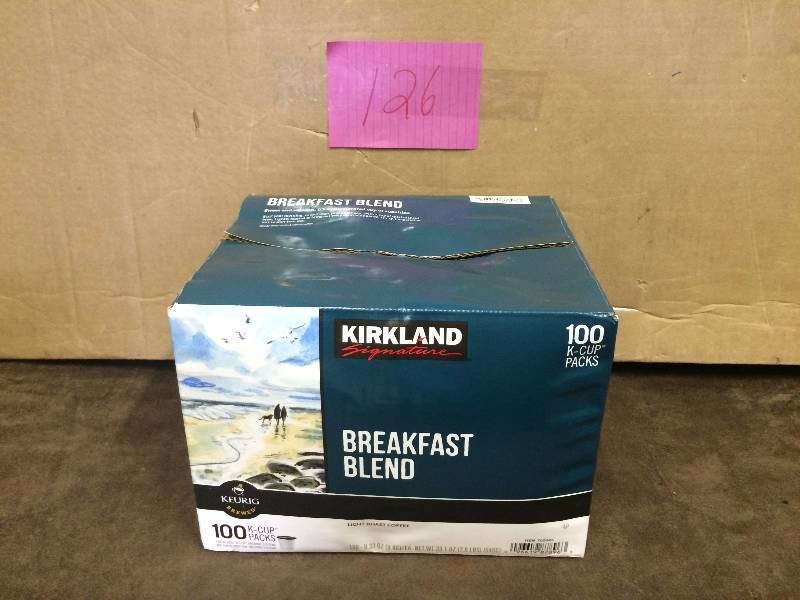 Kirkland Breakfast Blend 100 K-Cups packs