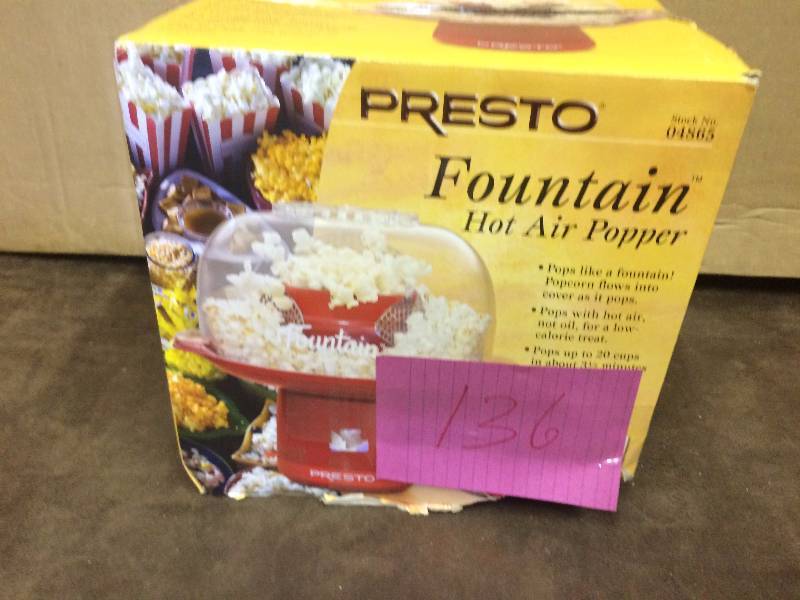 Presto Fountain Hot Air Popper