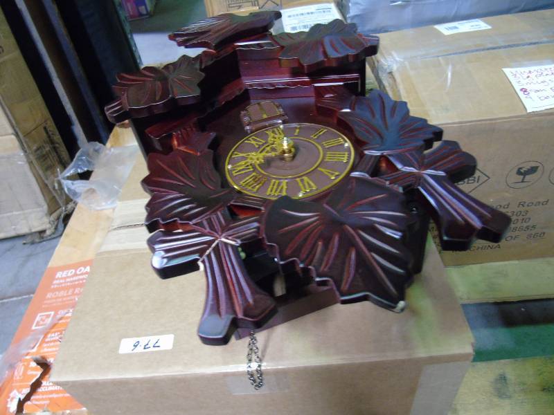 Pendulum Cuckoo Wall Clock - Cherry