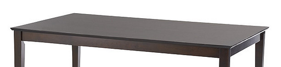 McLeland Design Espresso Dining Table