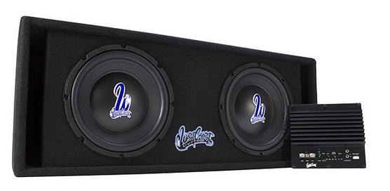 dual subwoofer and amp package