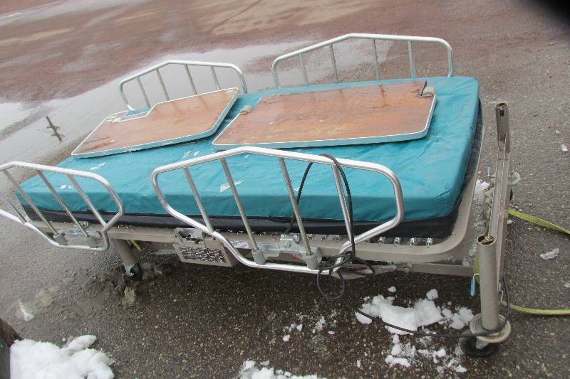 Hospital bed...
