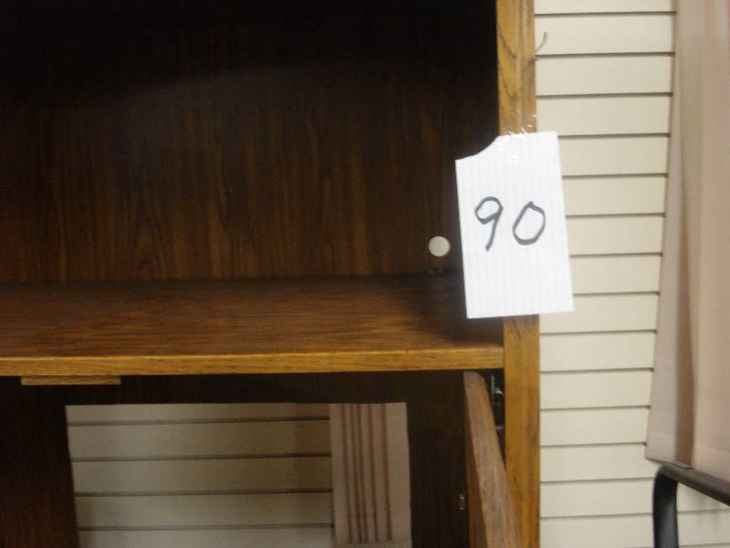 Very nice oak entertainment center...