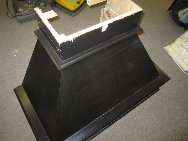 Wood vent hood...
