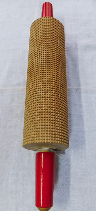 Scandinavian knackebrod rolling pin