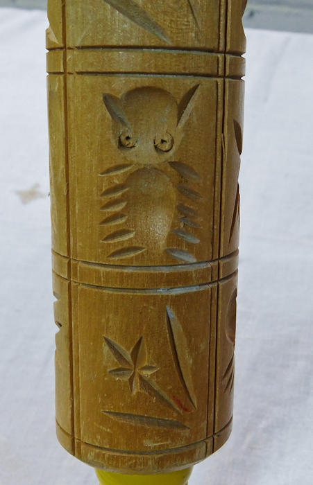 German cookie springerle rolling pin