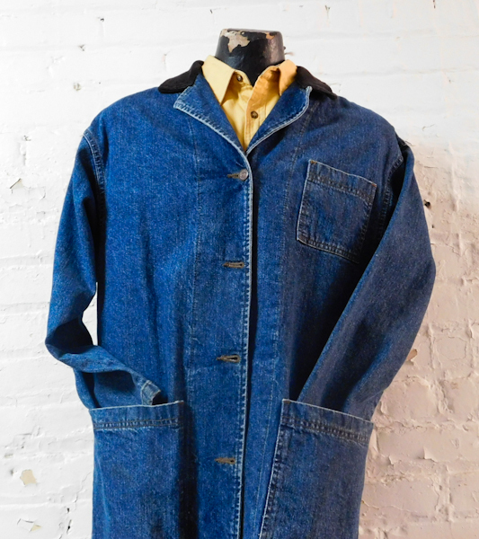 ladies size small denim duster