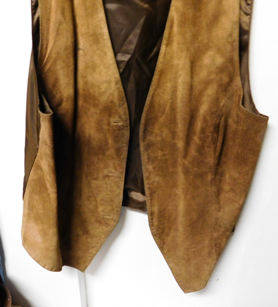 Womens leather front vest For You by Spiegel Sz 18