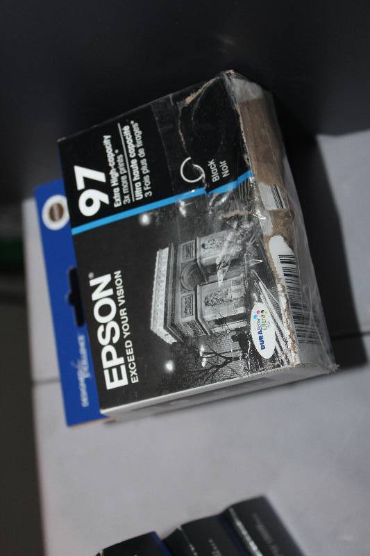 lot 103 image: Lot of (3) Epson Ink Print Cartridge 97 Black