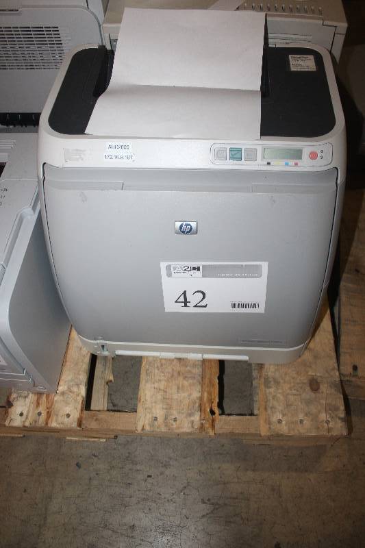 lot 42 image: HP Color LaserJet 2600n Printer