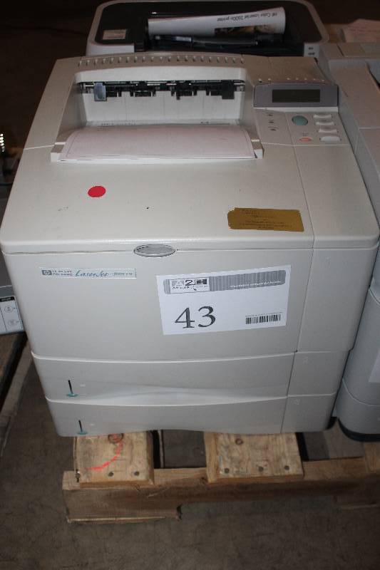 lot 43 image: HP Monochrome LaserJet 4000TN Printer
