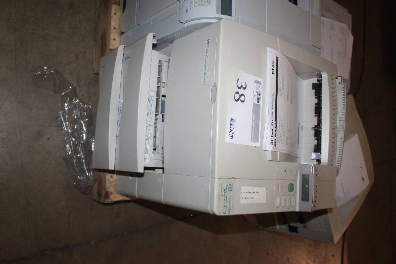 lot 38 image: HP Black and White LaserJet 4050n Printer