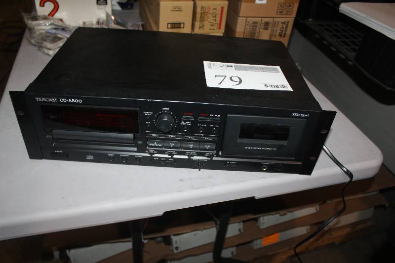 lot 79 image: Tascam CD-A500 CD Player and Cassette Recorder