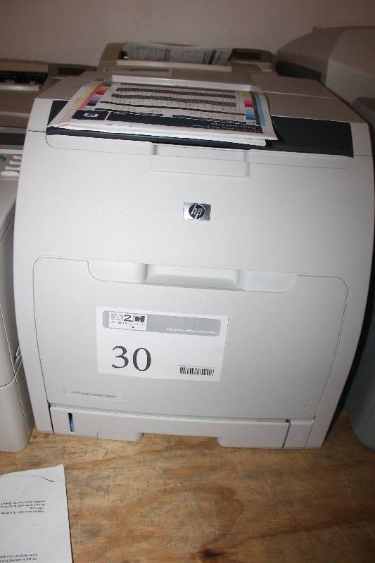 lot 30 image: HP Color LaserJet 3600n Printer