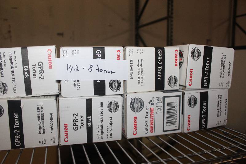 lot 142 image: Lot of (8) Canon Toner Cartridge GPR-2