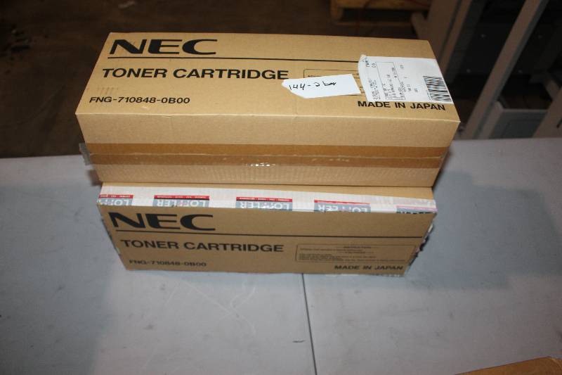 lot 144 image: Lot of (2) NEC Toner Cartridge FNG-710848-0B00