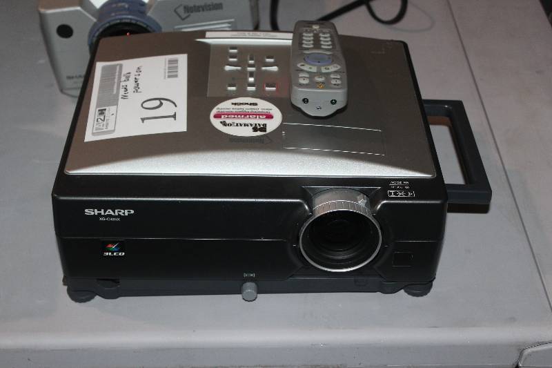 lot 19 image: Sharp LCD Projector