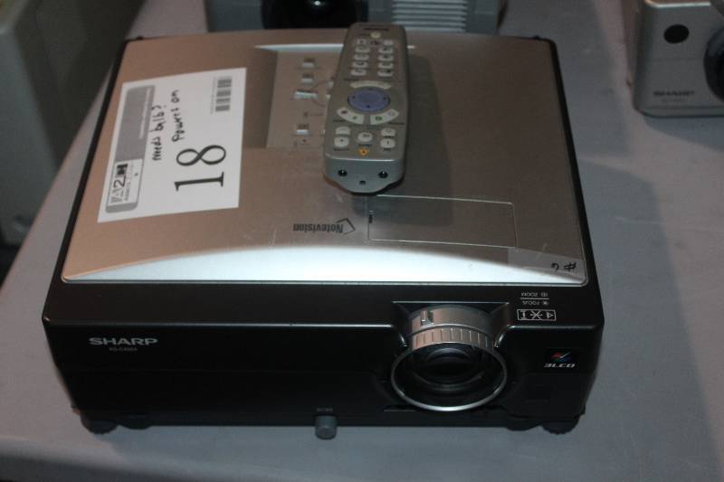 lot 18 image: Sharp LCD Projector
