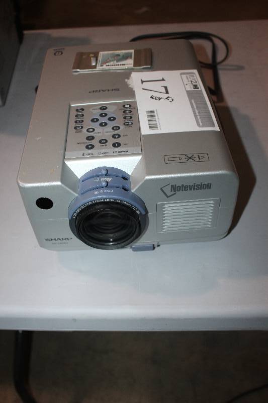 lot 17 image: Sharp LCD Projector