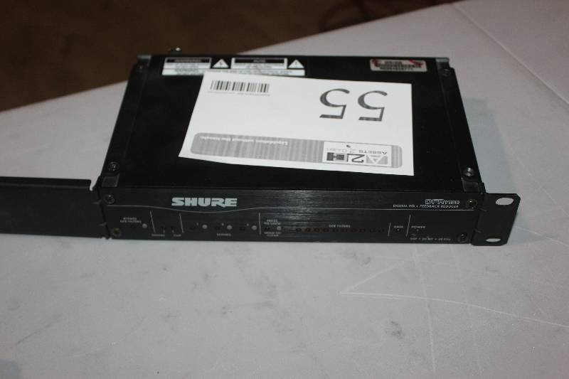 lot 55 image: Shure Brothers DFR11EQ Digital Signal Processor