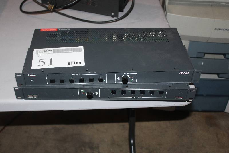 lot 51 image: Lot of (2) MediaLink Switcher MLS 406SA
