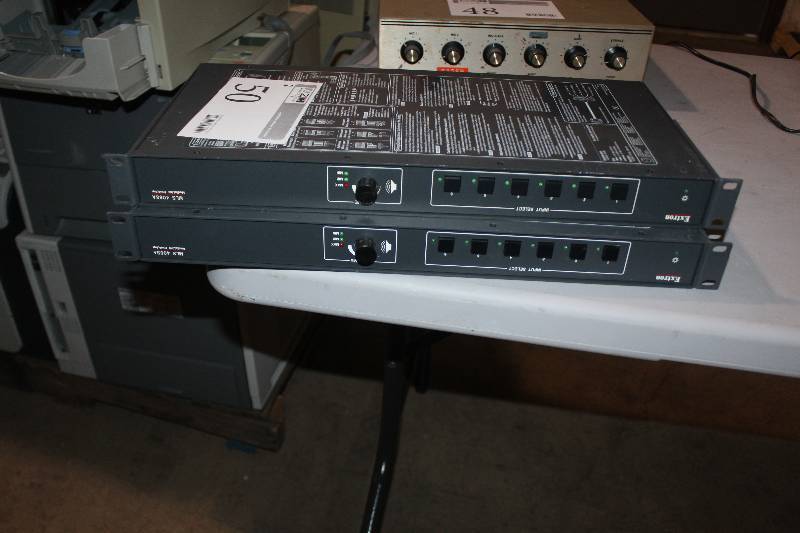 lot 50 image: Lot of (2) MediaLink Switcher MLS 406SA