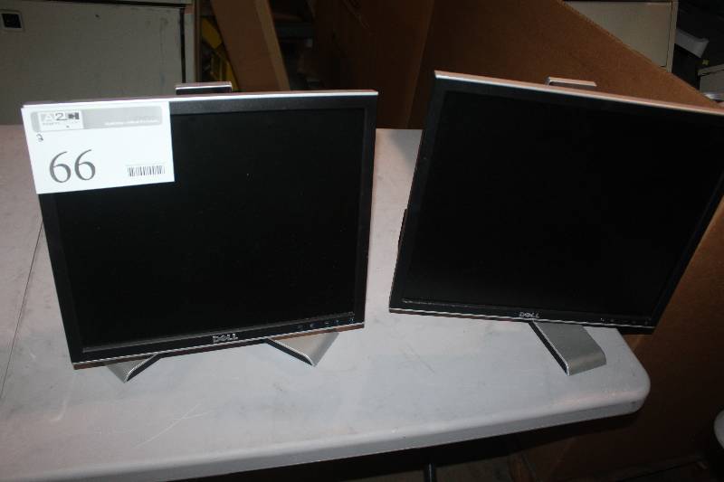 lot 66 image: Lot of (2) Dell Monitor