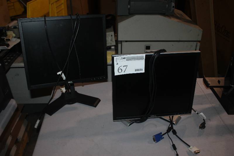 lot 67 image: Lot of (2) Dell Monitor