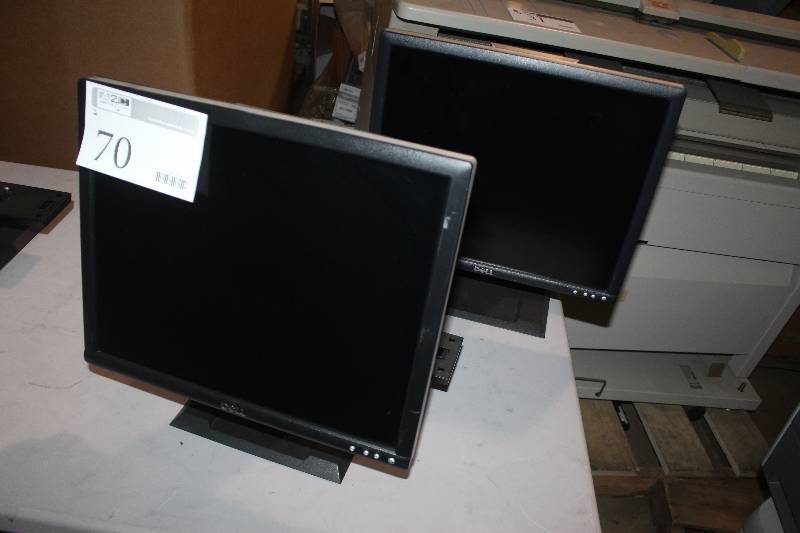 lot 70 image: Lot of (2) Dell Monitor