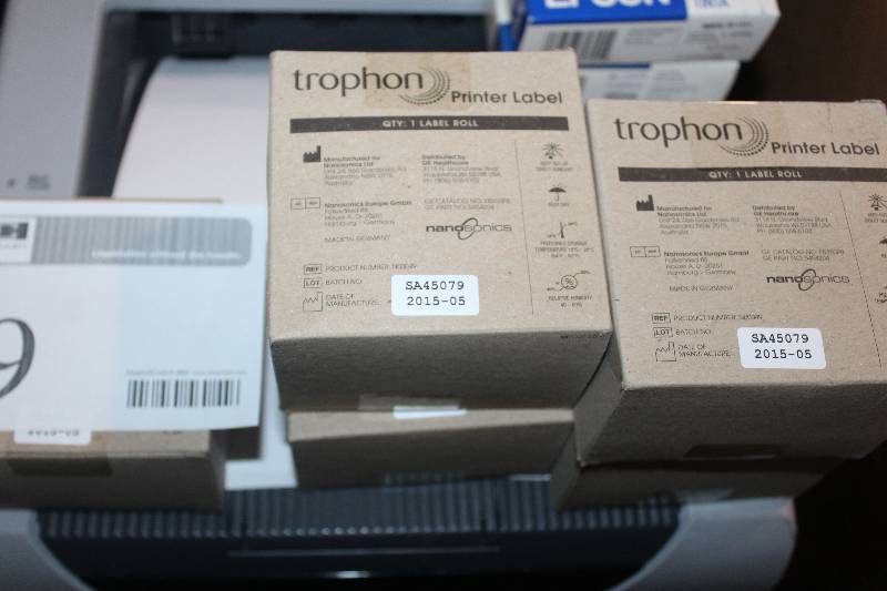 lot 99 image: Lot of (5) Trophon Printer Label
